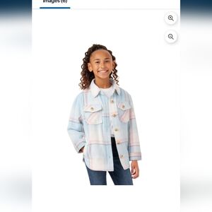 Member's Mark Girls Shacket Nwt 7/8